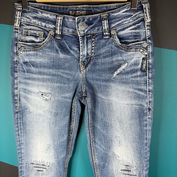 Silver Jeans Women's Skinny Jeans - Light Blue - Picture 2 of 12